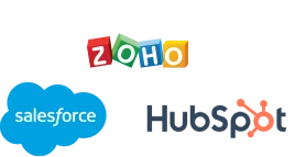 CRM systems (Salesforce, HubSpot, Zoho)
